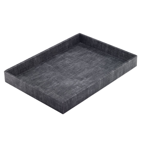 Luster Smoke Rectangle Tray