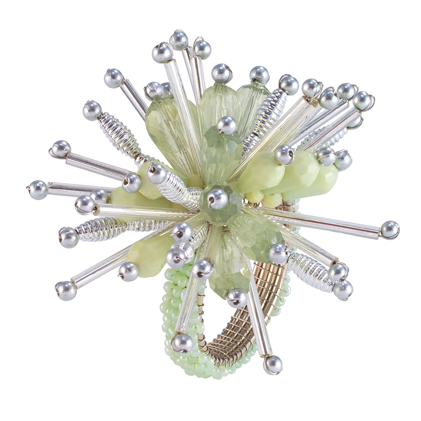 Metropolitan Sage Napkin Rings Set of 2