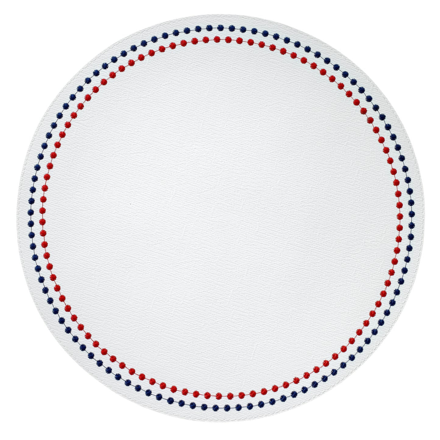 Pearls Red Blue Placemats - Set of 2