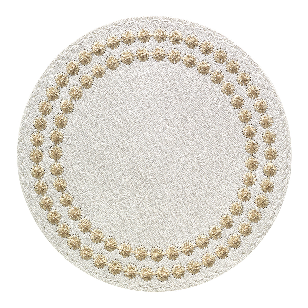 Pearls White Gold Coasters - Set of 5