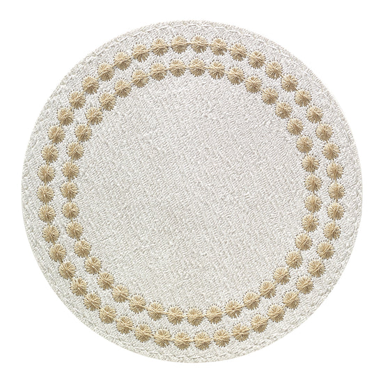 Pearls White Gold Coasters - Set of 5