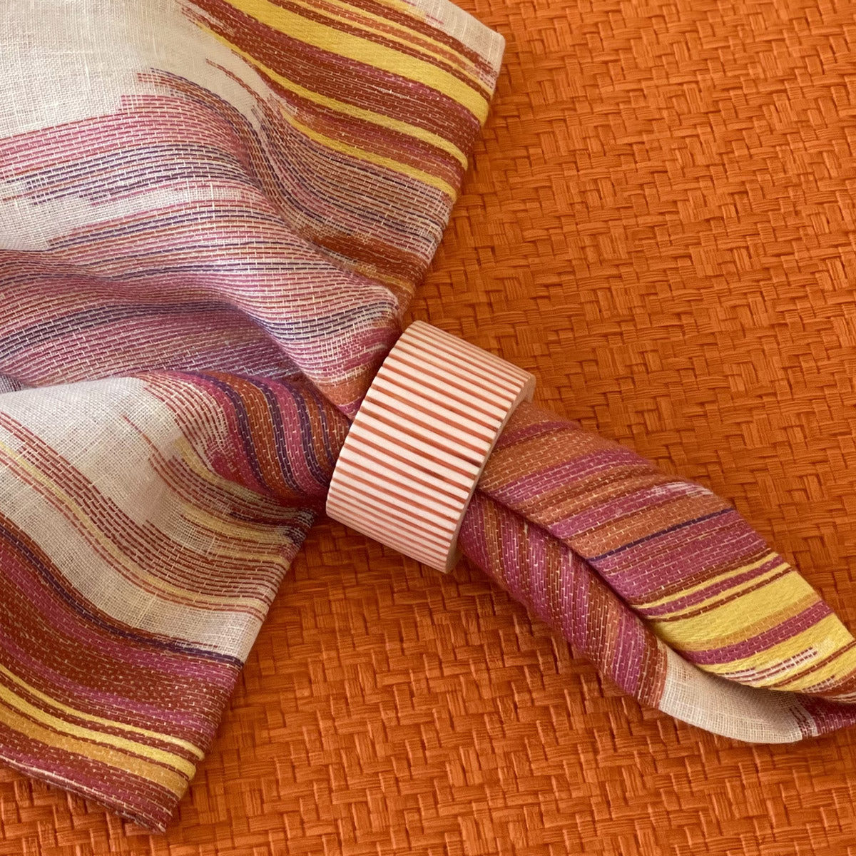 Bodrum Pinstripe Napkin Rings - Thumbnail 4