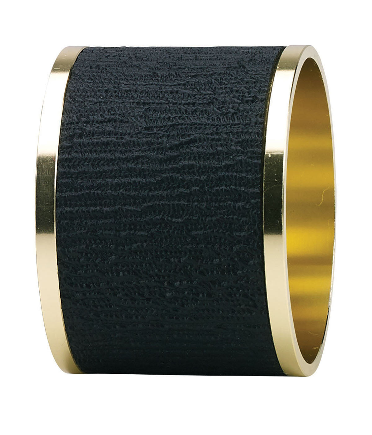 Presto Black Napkin Ring - Set of 2