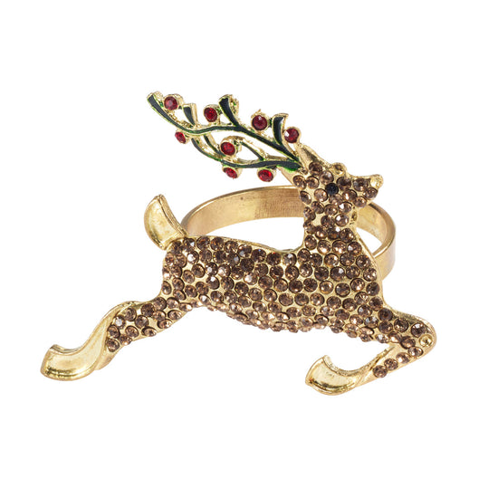 Reindeer Rng Reindeer Napkin Ring – Bodrum Linens