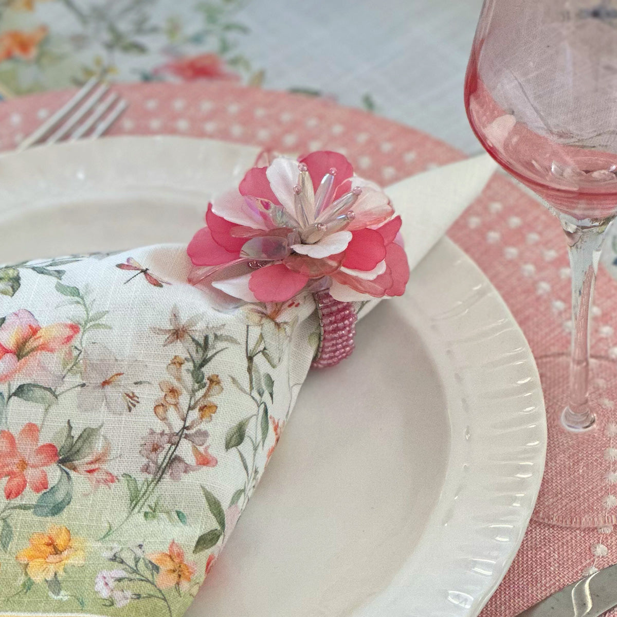 Bodrum Roselily Napkin Rings - Thumbnail 5