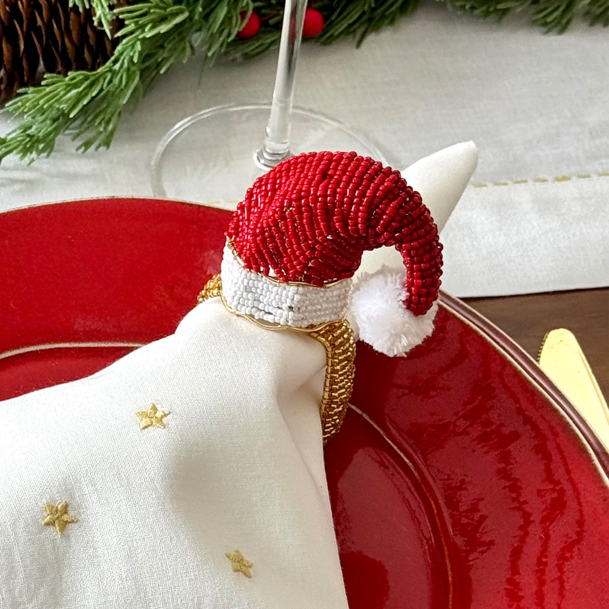 Santa's Hat Decorative Napkin Ring