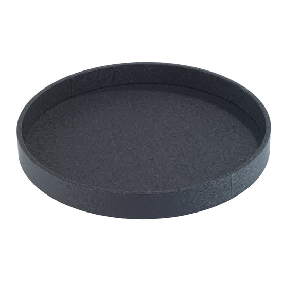 Skate Black Round Tray