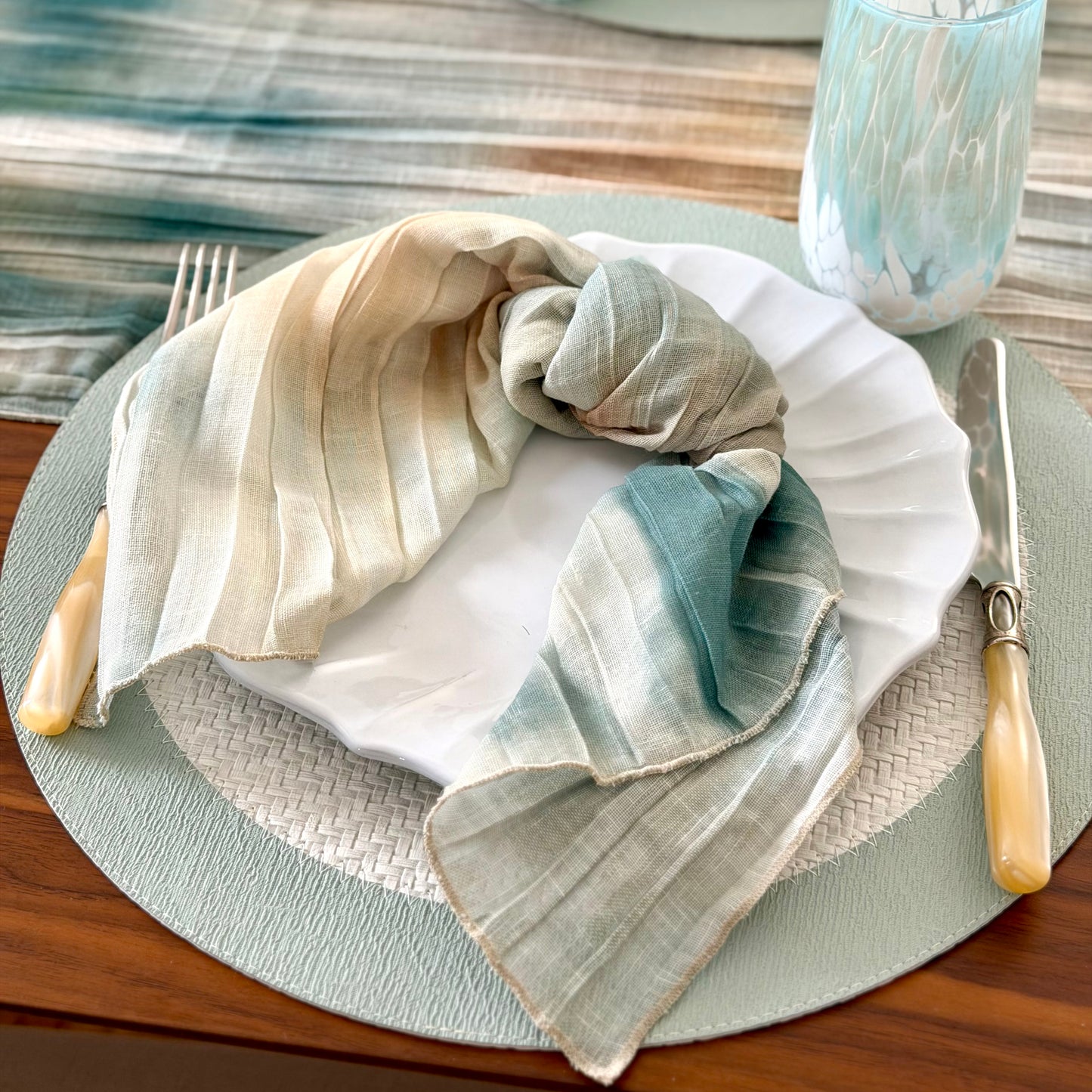 Sonata Pleated Napkins & Runners