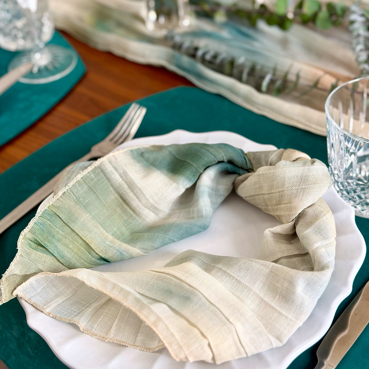 Sonata Pleated Napkins & Runners