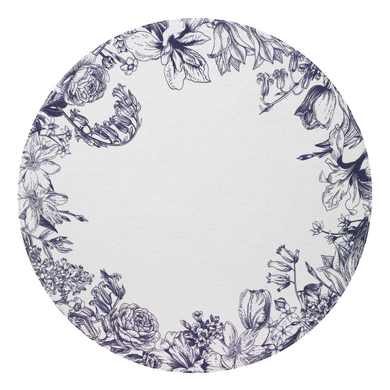Spring Garden Navy Placemats - Set of 8
