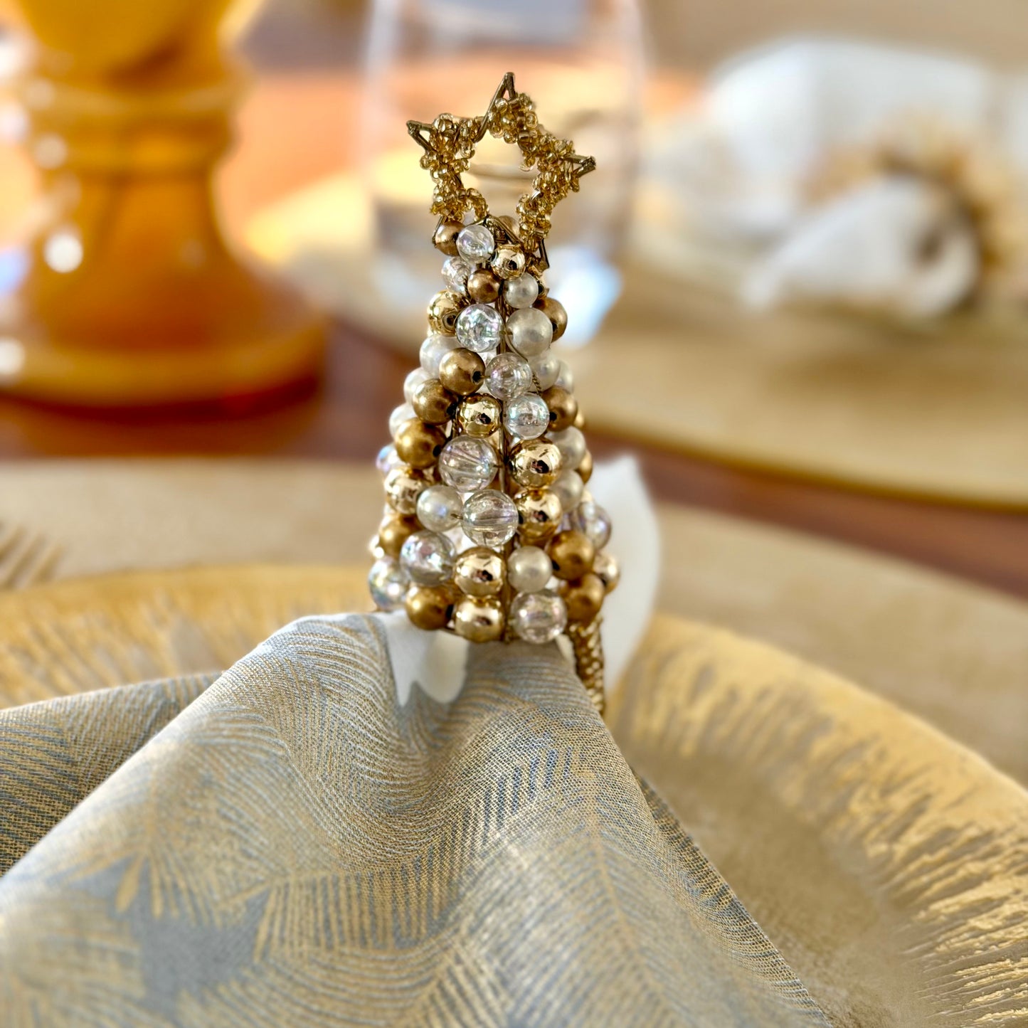 Star-Topped Christmas Tree Napkin Ring