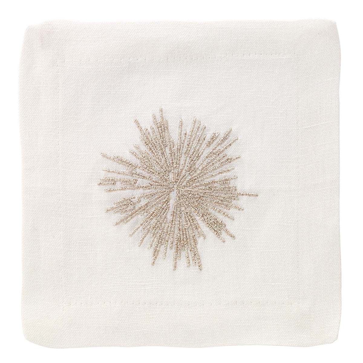 Starburst Champagne Cocktail Napkin - Set of 5