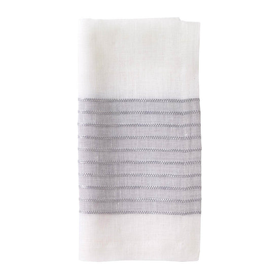 Tuxedo Pearl Napkins - Set of 10