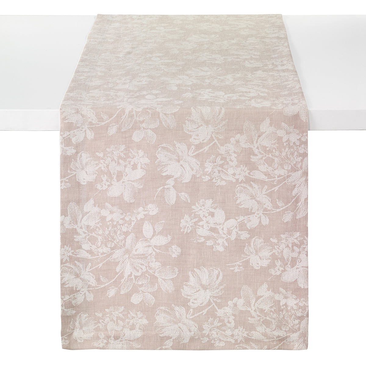 White Bloom Beige Runner