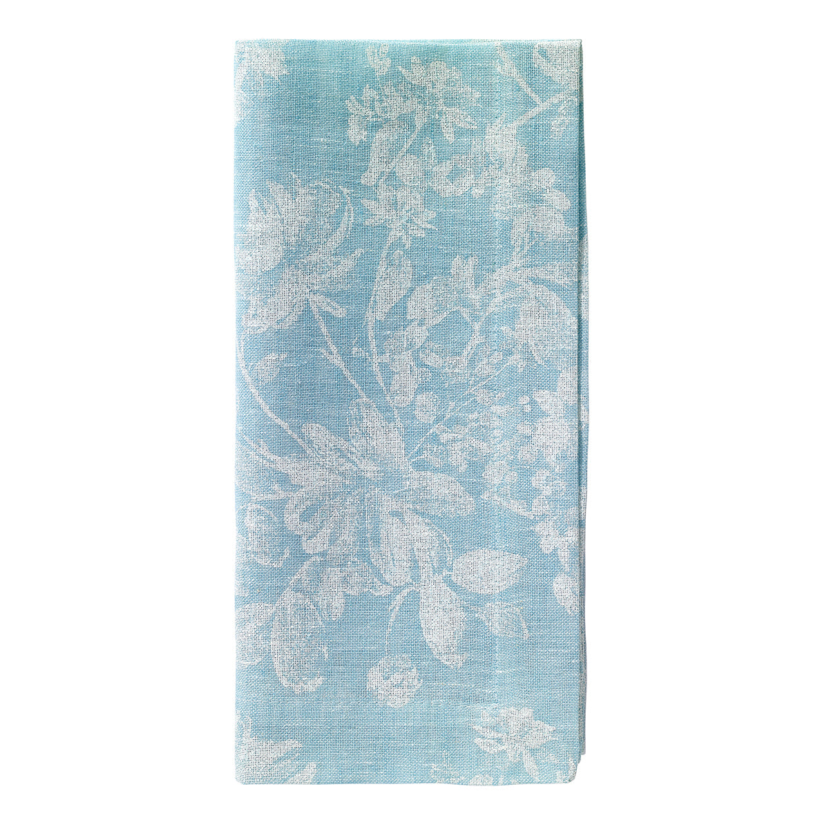 White Bloom Robin Egg Napkins - Set of 4