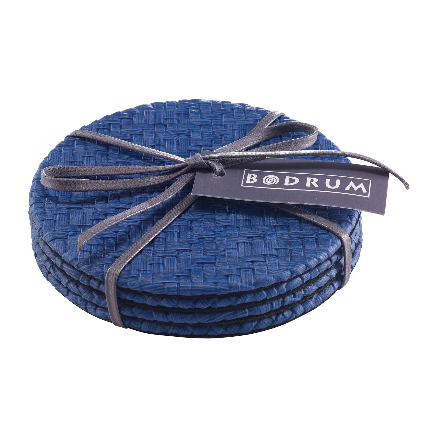Wicker Delft Coaster - Set of 8