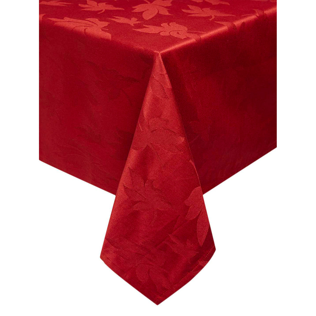Leaves Red Tablecloth 63" x 108"