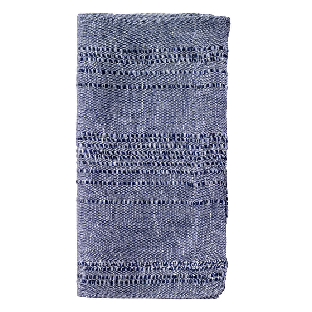Bistro Navy Napkins - Set of 6