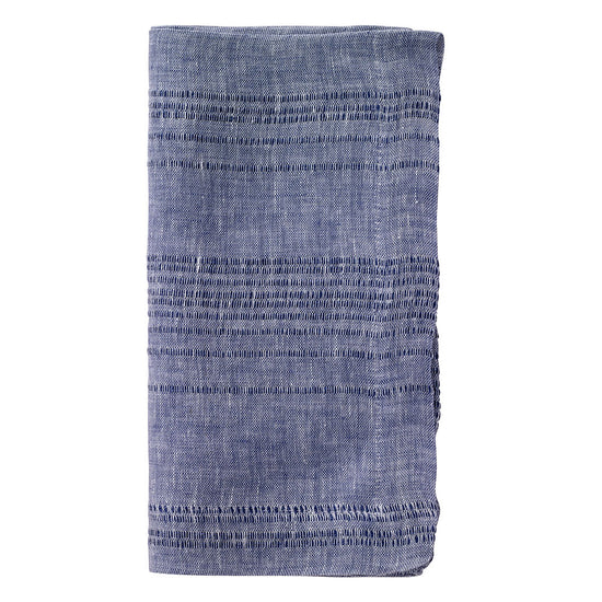 Bistro Navy Napkins - Set of 6