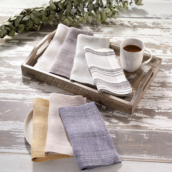 Bistro Gold Napkins Set of 3