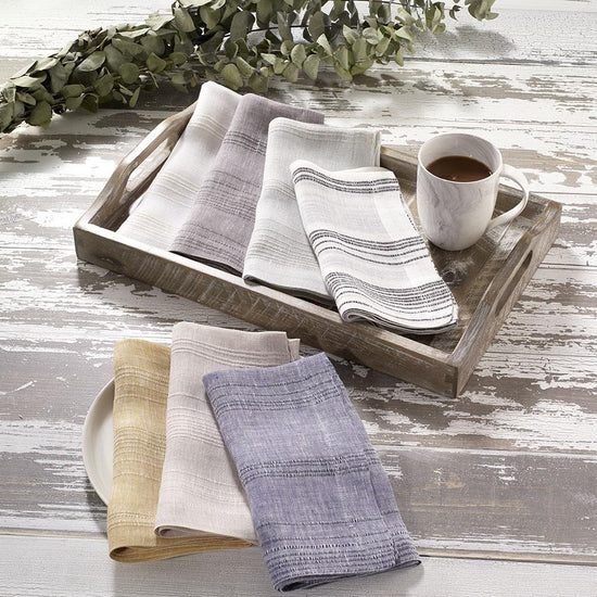 Bistro Navy Napkins - Set of 6