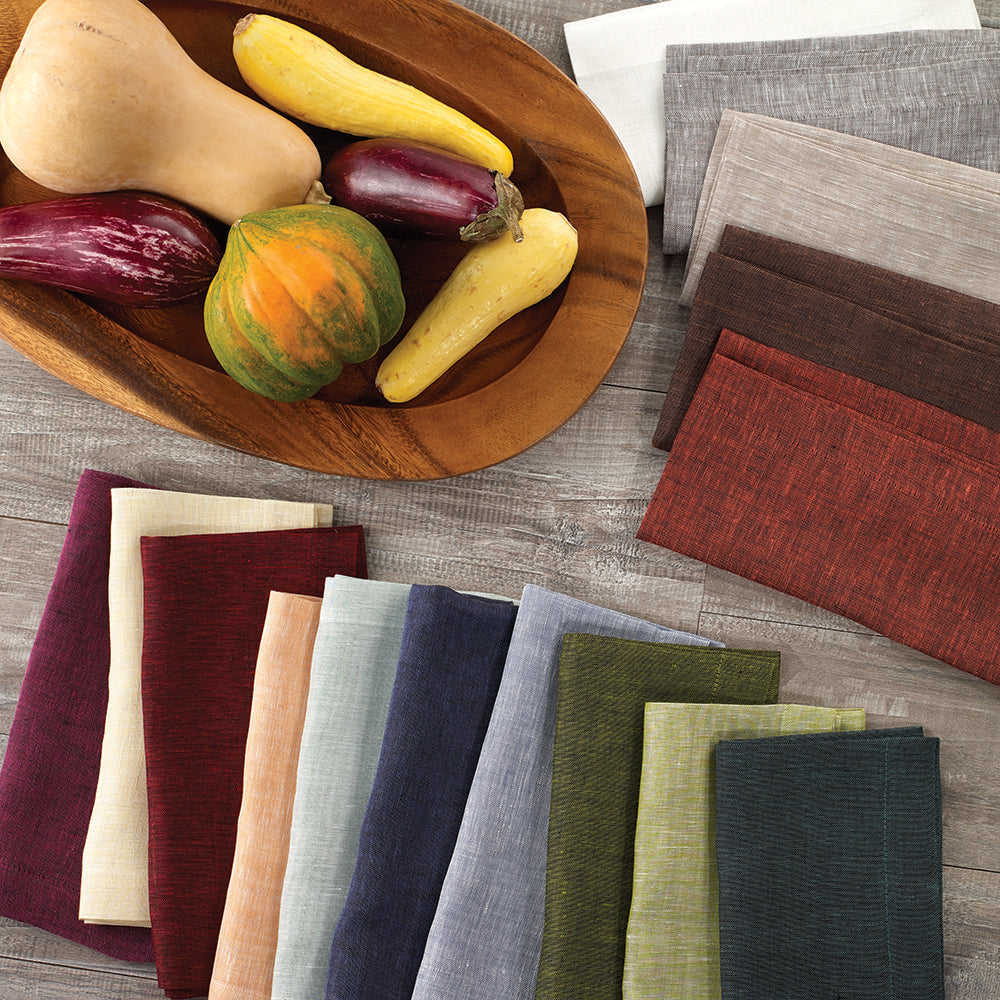 Chambray Beige Napkins - Set of 3