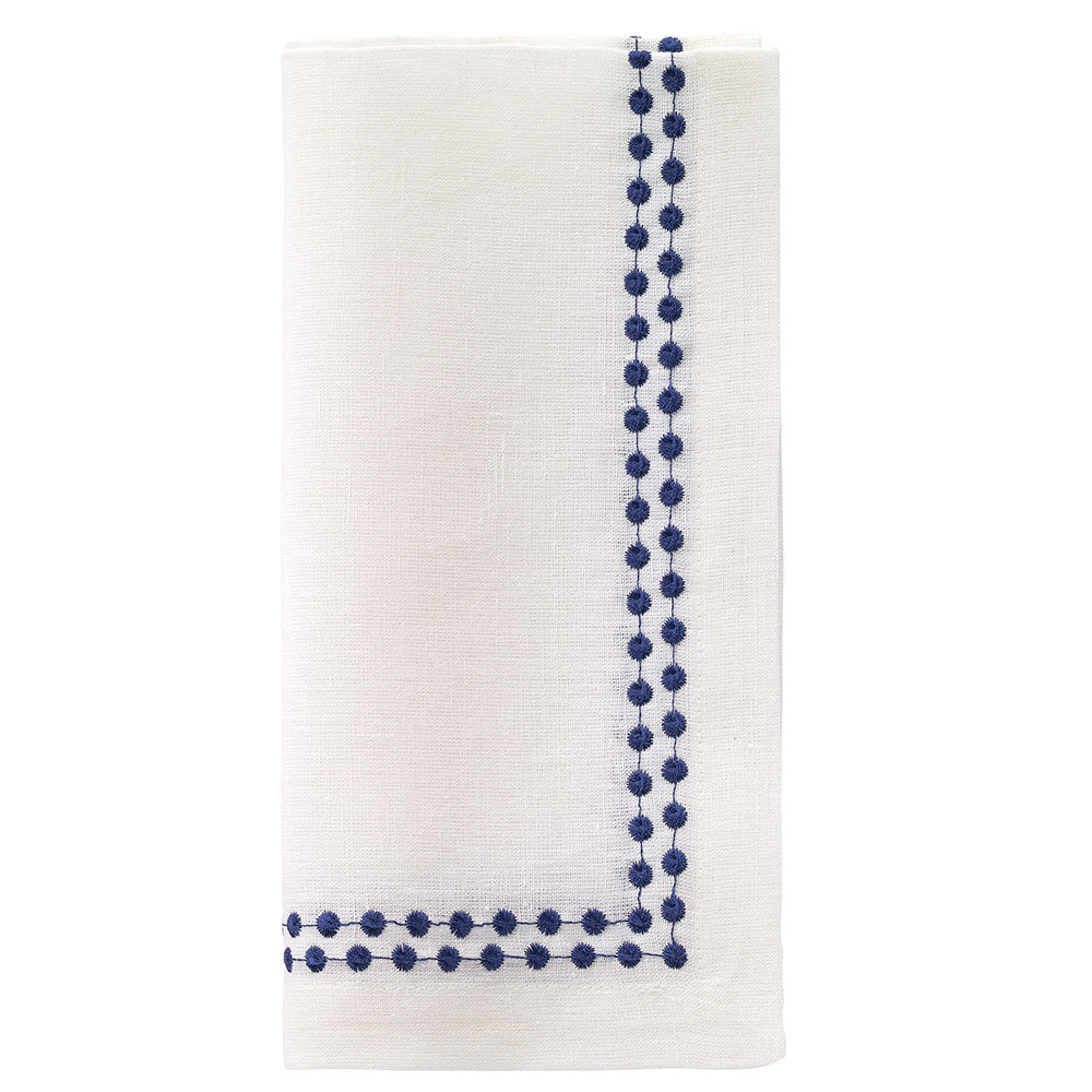 Bodrum Pearls Linen Napkins - Thumbnail 4
