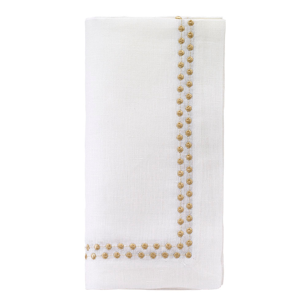 Bodrum Pearls Linen Napkins - Thumbnail 3