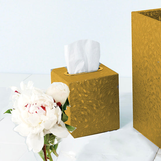 Victoria Gold Tissue Box